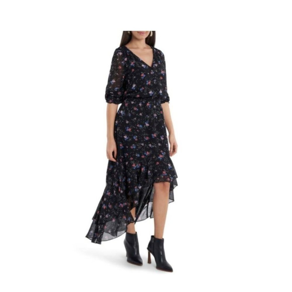State Plus Size Floral Long Dress